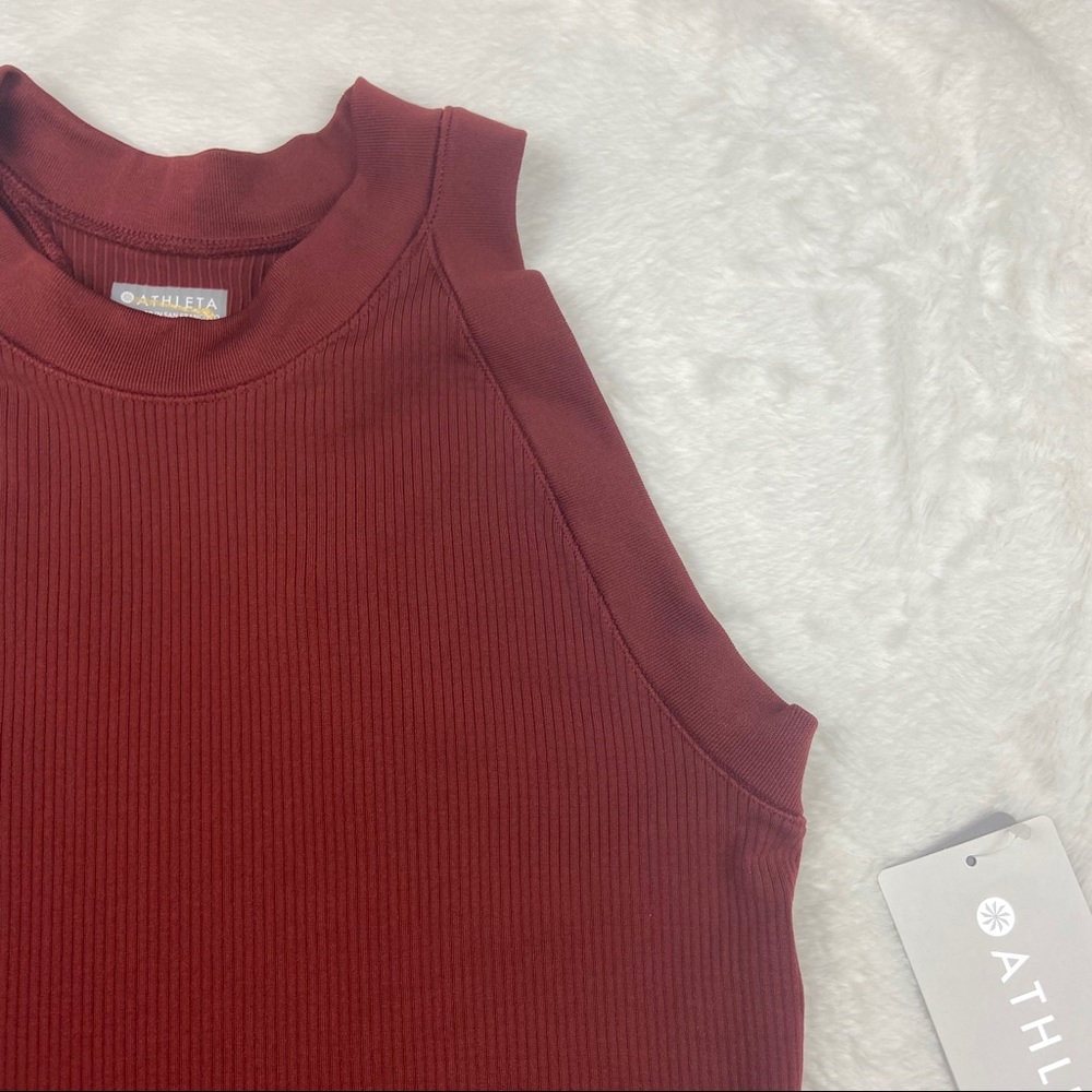 NWT Athlete Renew Racerback Tank // Russet Brown - Picture 5 of 8